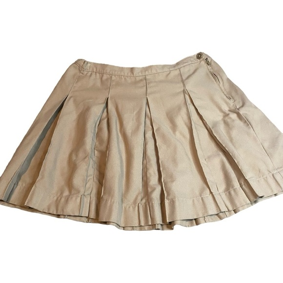 Lands’ End Girls School Uniform Box Pleat Skirt Size 16 - Picture 1 of 11